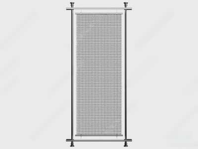 现代铁丝网隔断3D模型下载